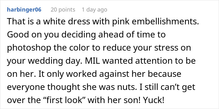 MIL Hides What She’s Going To Wear To Wedding, Comes Out With Something Scandalous MIL Hides What She’s Going To Wear To Wedding, Comes Out With Something Scandalous