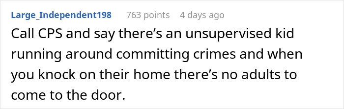 Mom Lets 7YO Run Amok Without Lifting A Finger, Neighbors Are Sick Of All The Harm The Kid Causes