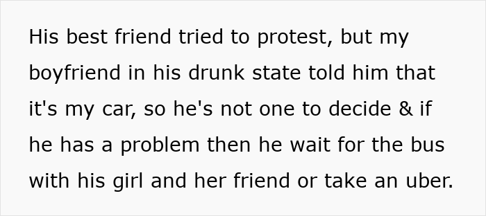 GF Says No To Driving Home Two Drunk Women Who Insulted Her, BF Thinks She’s Mean GF Says No To Driving Home Two Drunk Women Who Insulted Her, BF Thinks She’s Mean