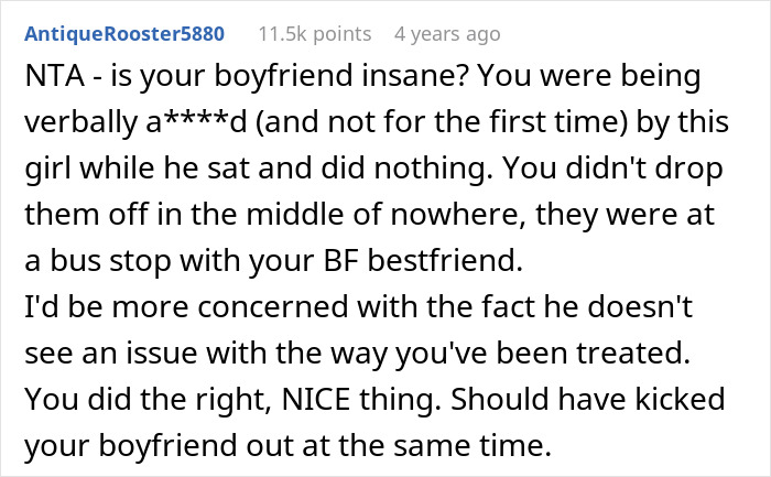 GF Says No To Driving Home Two Drunk Women Who Insulted Her, BF Thinks She’s Mean GF Says No To Driving Home Two Drunk Women Who Insulted Her, BF Thinks She’s Mean