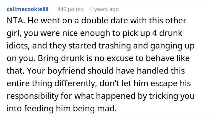 GF Says No To Driving Home Two Drunk Women Who Insulted Her, BF Thinks She’s Mean GF Says No To Driving Home Two Drunk Women Who Insulted Her, BF Thinks She’s Mean