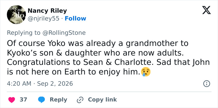 John Lennon’s First Grandson Arrives With An “Unusual” Name, But There’s More To It Than Meets The Eye John Lennon’s First Grandson Arrives With An “Unusual” Name, But There’s More To It Than Meets The Eye