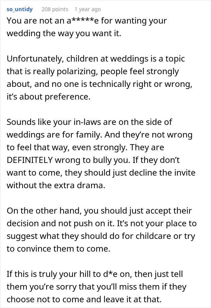 In-Laws Demand Special Exceptions For Child-Free Celebration, Resorts To Threats To Get What They Want In-Laws Demand Special Exceptions For Child-Free Celebration, Resorts To Threats To Get What They Want