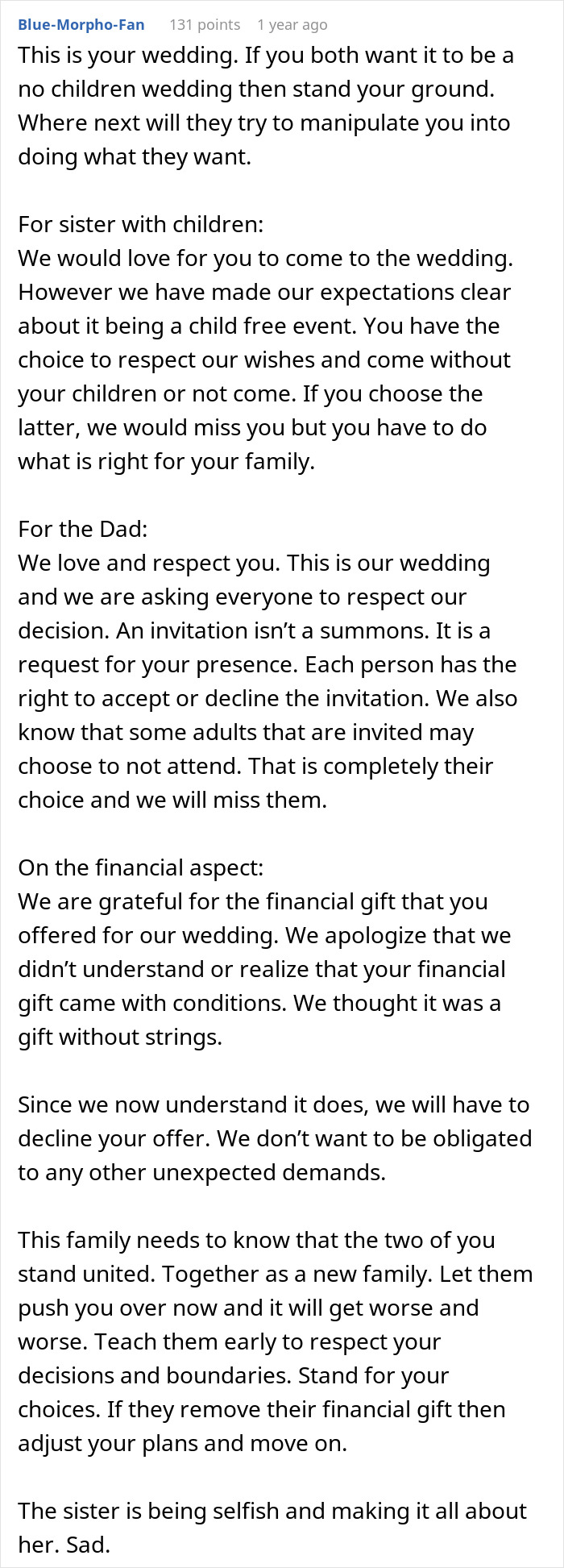 In-Laws Demand Special Exceptions For Child-Free Celebration, Resorts To Threats To Get What They Want In-Laws Demand Special Exceptions For Child-Free Celebration, Resorts To Threats To Get What They Want