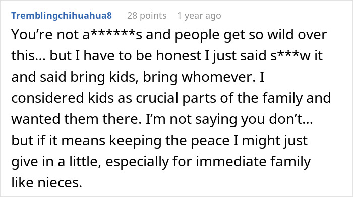 In-Laws Demand Special Exceptions For Child-Free Celebration, Resorts To Threats To Get What They Want In-Laws Demand Special Exceptions For Child-Free Celebration, Resorts To Threats To Get What They Want