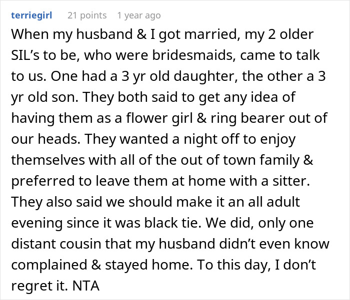 In-Laws Demand Special Exceptions For Child-Free Celebration, Resorts To Threats To Get What They Want In-Laws Demand Special Exceptions For Child-Free Celebration, Resorts To Threats To Get What They Want