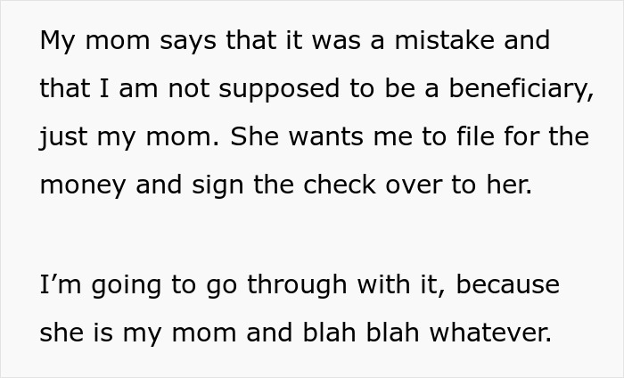 Mom Demands Kids Give Her Their Share Of The Inheritance, Doesn’t Like Daughter’s Response Mom Demands Kids Give Her Their Share Of The Inheritance, Doesn’t Like Daughter’s Response