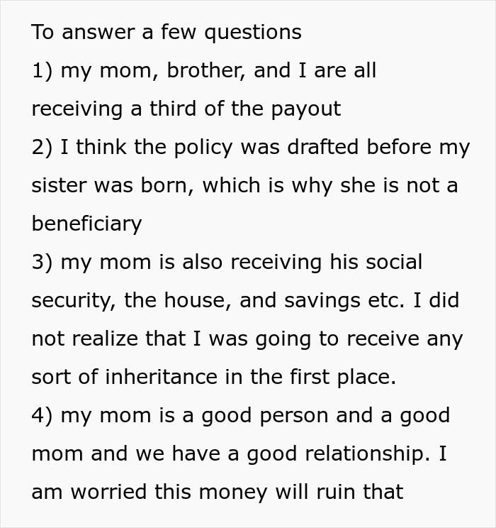 Mom Demands Kids Give Her Their Share Of The Inheritance, Doesn’t Like Daughter’s Response Mom Demands Kids Give Her Their Share Of The Inheritance, Doesn’t Like Daughter’s Response