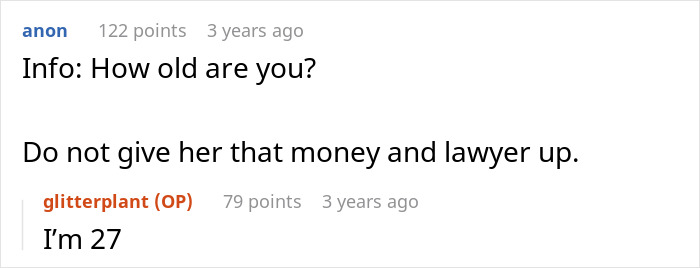 Mom Demands Kids Give Her Their Share Of The Inheritance, Doesn’t Like Daughter’s Response Mom Demands Kids Give Her Their Share Of The Inheritance, Doesn’t Like Daughter’s Response