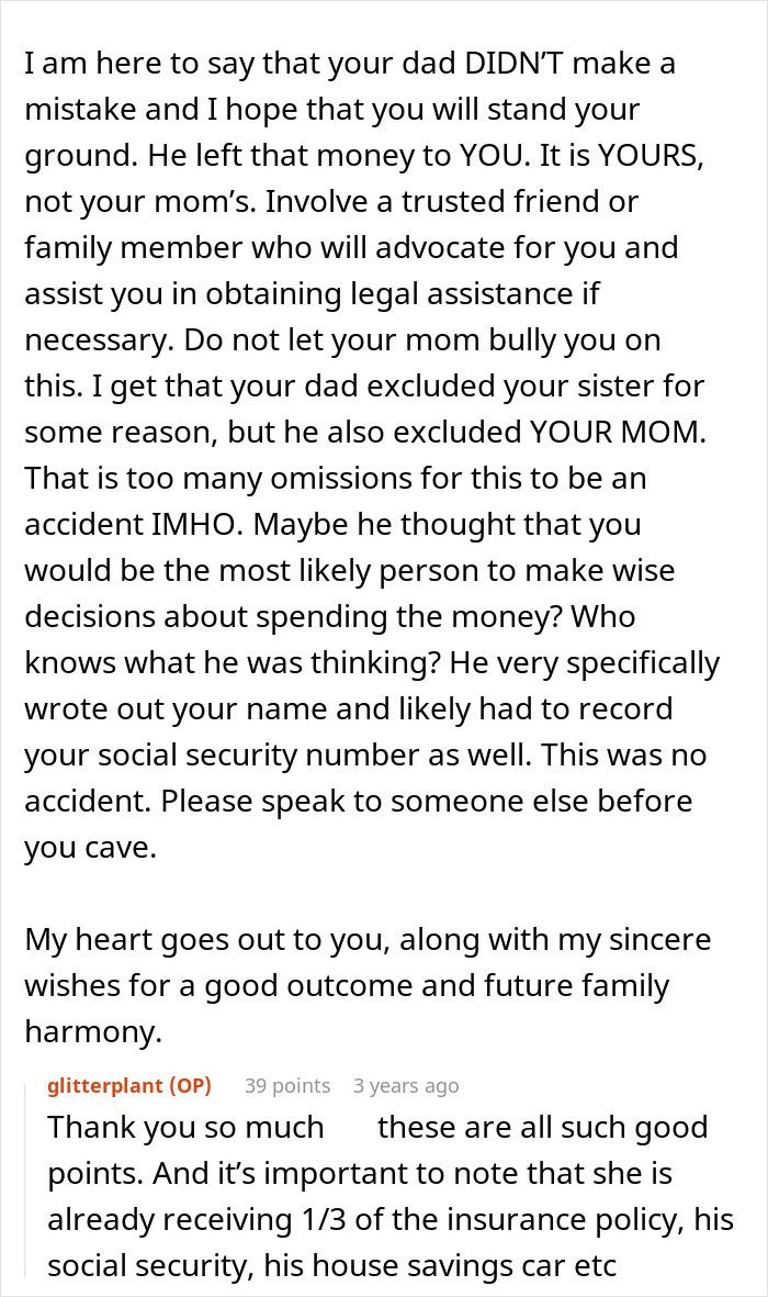 Mom Demands Kids Give Her Their Share Of The Inheritance, Doesn’t Like Daughter’s Response Mom Demands Kids Give Her Their Share Of The Inheritance, Doesn’t Like Daughter’s Response