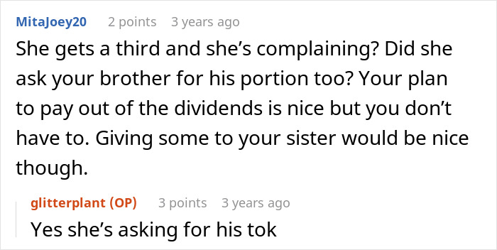 Mom Demands Kids Give Her Their Share Of The Inheritance, Doesn’t Like Daughter’s Response Mom Demands Kids Give Her Their Share Of The Inheritance, Doesn’t Like Daughter’s Response