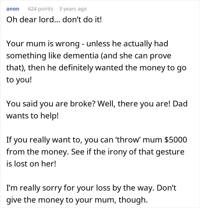 Mom Demands Kids Give Her Their Share Of The Inheritance, Doesn’t Like Daughter’s Response Mom Demands Kids Give Her Their Share Of The Inheritance, Doesn’t Like Daughter’s Response