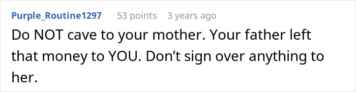 Mom Demands Kids Give Her Their Share Of The Inheritance, Doesn’t Like Daughter’s Response Mom Demands Kids Give Her Their Share Of The Inheritance, Doesn’t Like Daughter’s Response