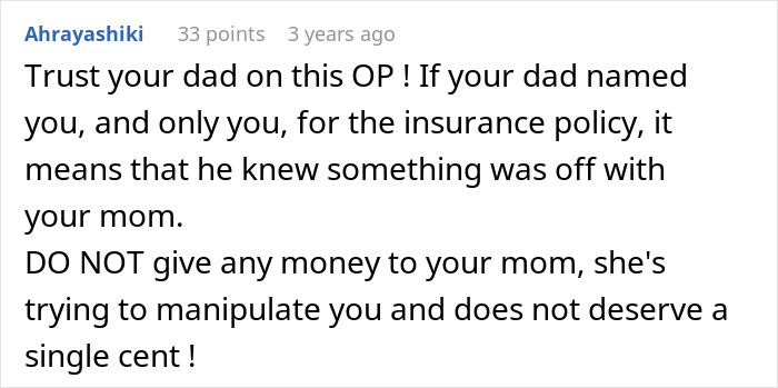Mom Demands Kids Give Her Their Share Of The Inheritance, Doesn’t Like Daughter’s Response Mom Demands Kids Give Her Their Share Of The Inheritance, Doesn’t Like Daughter’s Response