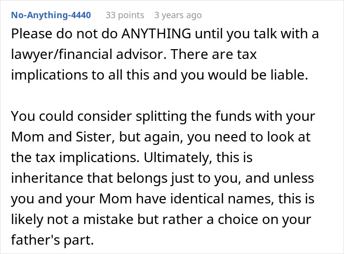 Mom Demands Kids Give Her Their Share Of The Inheritance, Doesn’t Like Daughter’s Response Mom Demands Kids Give Her Their Share Of The Inheritance, Doesn’t Like Daughter’s Response