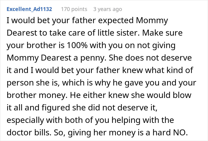 Mom Demands Kids Give Her Their Share Of The Inheritance, Doesn’t Like Daughter’s Response Mom Demands Kids Give Her Their Share Of The Inheritance, Doesn’t Like Daughter’s Response