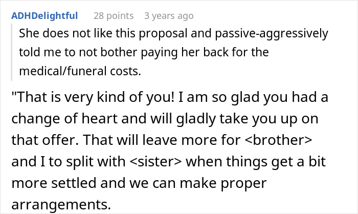 Mom Demands Kids Give Her Their Share Of The Inheritance, Doesn’t Like Daughter’s Response Mom Demands Kids Give Her Their Share Of The Inheritance, Doesn’t Like Daughter’s Response