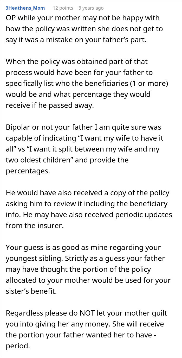 Mom Demands Kids Give Her Their Share Of The Inheritance, Doesn’t Like Daughter’s Response Mom Demands Kids Give Her Their Share Of The Inheritance, Doesn’t Like Daughter’s Response