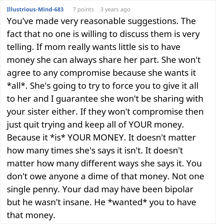 Mom Demands Kids Give Her Their Share Of The Inheritance, Doesn’t Like Daughter’s Response Mom Demands Kids Give Her Their Share Of The Inheritance, Doesn’t Like Daughter’s Response
