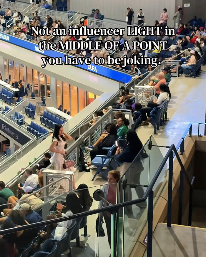 Influencers “Ruined” The US Open As Umpire Was Forced To Stop Match Over Their Shenanigans