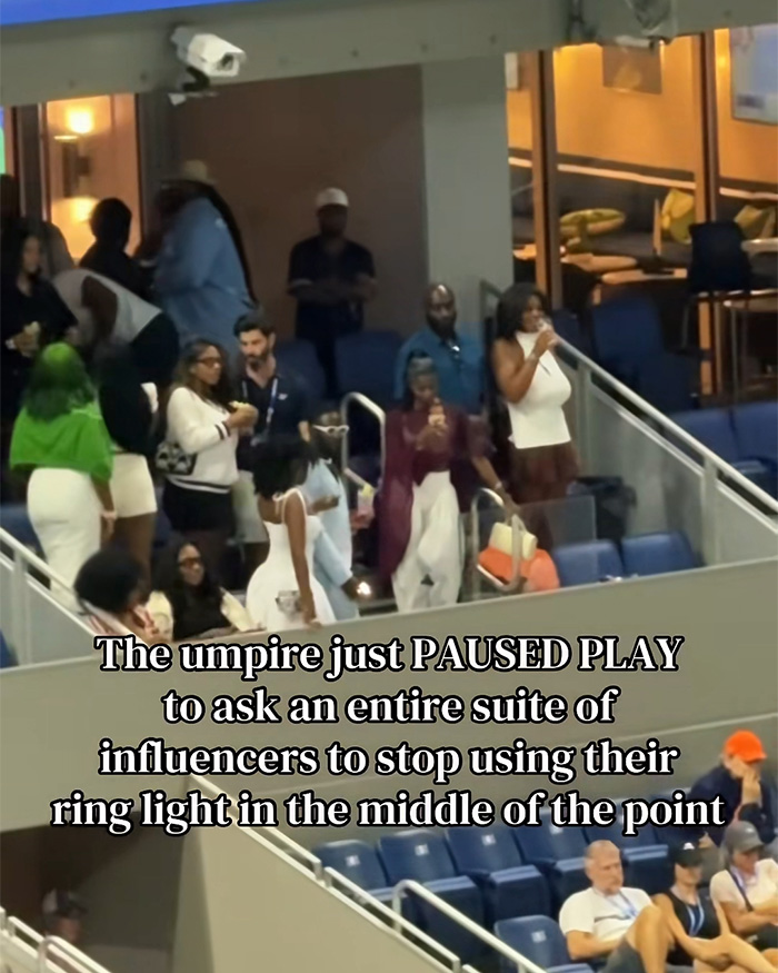Influencers “Ruined” The US Open As Umpire Was Forced To Stop Match Over Their Shenanigans