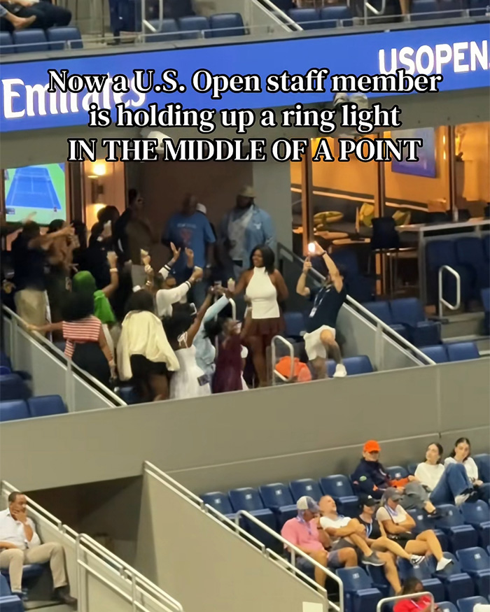 Influencers “Ruined” The US Open As Umpire Was Forced To Stop Match Over Their Shenanigans