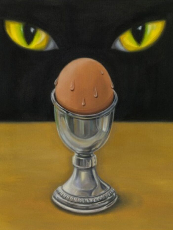 30 Captivating Paintings By Minyoung Kim Where Mischievous Cats Take Over Familiar Scenes