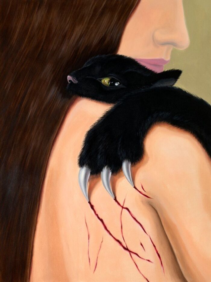 30 Captivating Paintings By Minyoung Kim Where Mischievous Cats Take Over Familiar Scenes