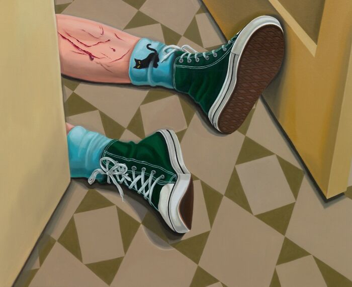 30 Captivating Paintings By Minyoung Kim Where Mischievous Cats Take Over Familiar Scenes