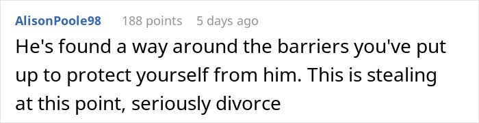 Wife Separates Finances Because Of Husband&rsquo;s Spending, Finds He&rsquo;s Been Using Her Information Anyway