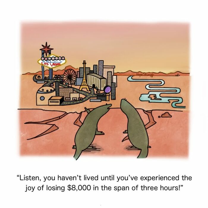 Artist Made 50 One-Panel Comics Bringing Animals To Life In Hilariously Relatable Situations (New Pics)