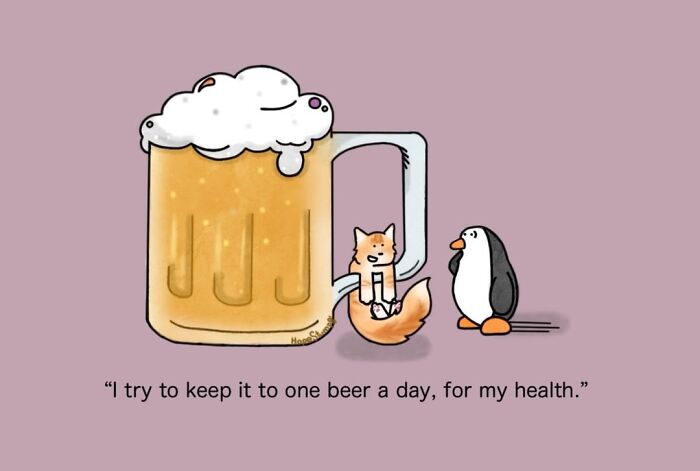 Artist Made 50 One-Panel Comics Bringing Animals To Life In Hilariously Relatable Situations (New Pics)
