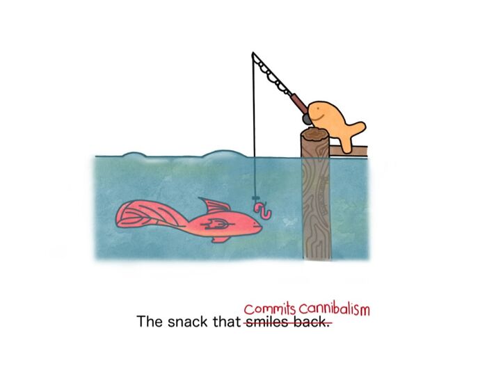 Artist Made 50 One-Panel Comics Bringing Animals To Life In Hilariously Relatable Situations (New Pics)