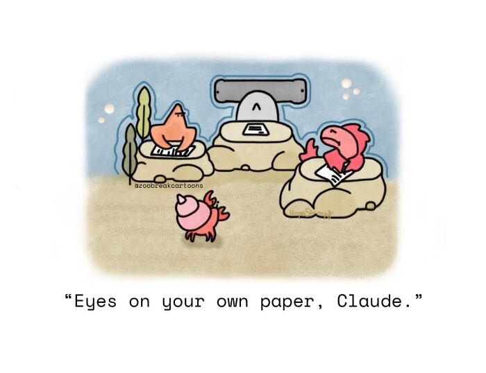 Artist Made 50 One-Panel Comics Bringing Animals To Life In Hilariously Relatable Situations (New Pics)
