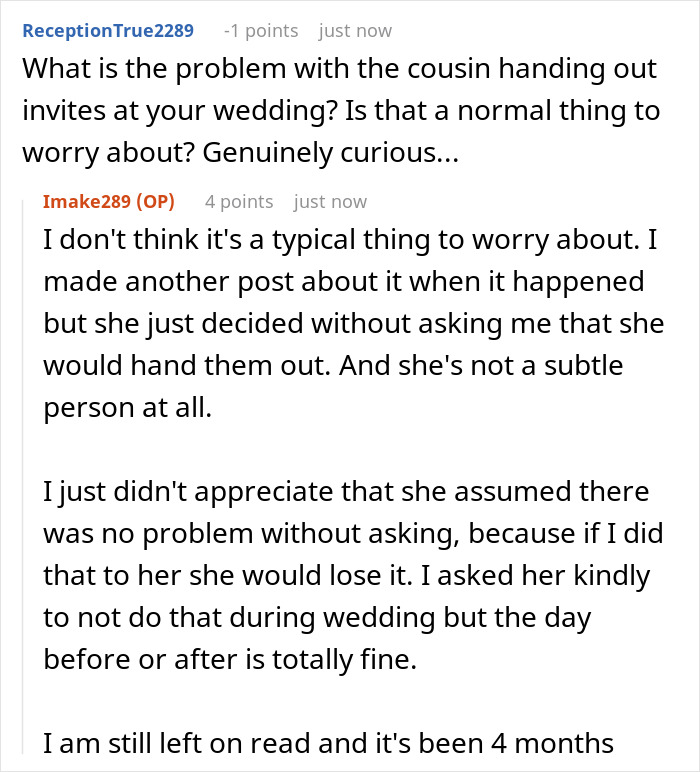 Cousin Causes Wedding Drama Then Sends Used Gift Cards, Bride Regifts It Back To Her Cousin Causes Wedding Drama Then Sends Used Gift Cards, Bride Regifts It Back To Her
