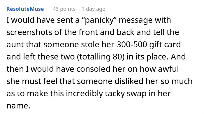 Cousin Causes Wedding Drama Then Sends Used Gift Cards, Bride Regifts It Back To Her Cousin Causes Wedding Drama Then Sends Used Gift Cards, Bride Regifts It Back To Her