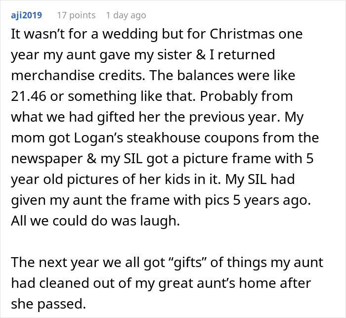 Cousin Causes Wedding Drama Then Sends Used Gift Cards, Bride Regifts It Back To Her Cousin Causes Wedding Drama Then Sends Used Gift Cards, Bride Regifts It Back To Her