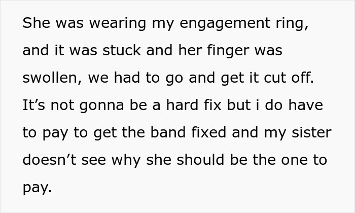 14YO Sneakily Wears Aunt’s Sapphire Engagement Ring, Mommy Calls It Her Property As It&rsquo;s Stuck