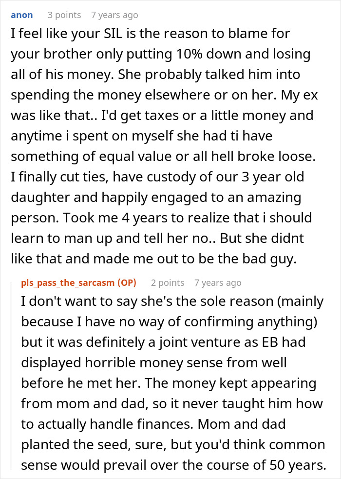 Woman Refuses To Bail Out Bro After He Squanders Their Parents&rsquo; Inheritance, SIL Blames Her For It