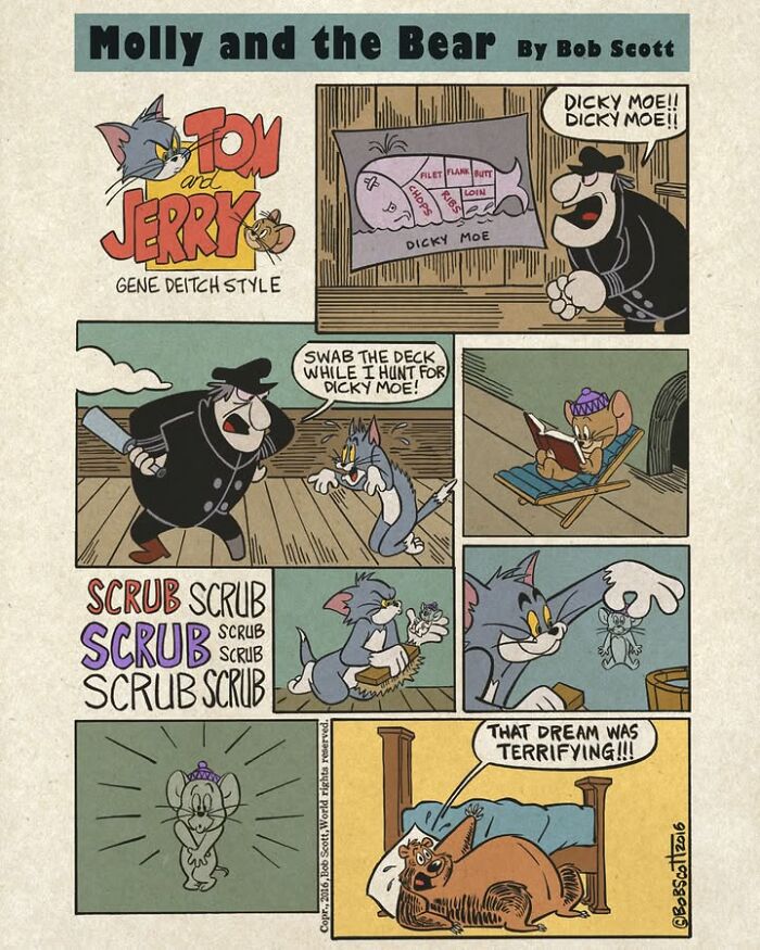 This Cartoonist Imagines A Family Living With A Lovable Bear Who Is Afraid Of Almost Everything (40 Comics) This Cartoonist Imagines A Family Living With A Lovable Bear Who Is Afraid Of Almost Everything (40 Comics)