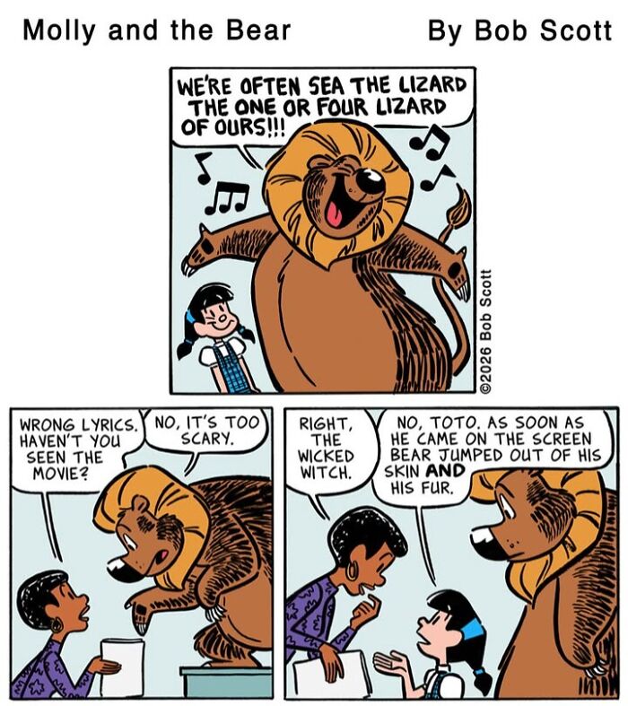 This Cartoonist Imagines A Family Living With A Lovable Bear Who Is Afraid Of Almost Everything (40 Comics) This Cartoonist Imagines A Family Living With A Lovable Bear Who Is Afraid Of Almost Everything (40 Comics)