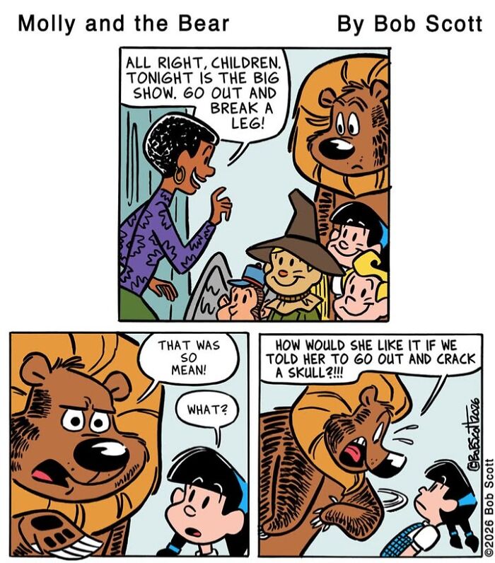 This Cartoonist Imagines A Family Living With A Lovable Bear Who Is Afraid Of Almost Everything (40 Comics) This Cartoonist Imagines A Family Living With A Lovable Bear Who Is Afraid Of Almost Everything (40 Comics)