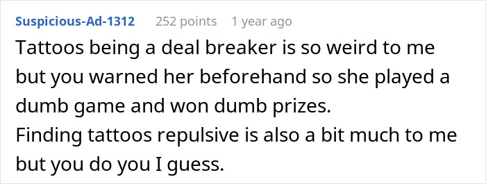 Woman Gets Tattoos Knowing Her Boyfriend Would Leave, Then Acts Shocked When He Actually Does Woman Gets Tattoos Knowing Her Boyfriend Would Leave, Then Acts Shocked When He Actually Does
