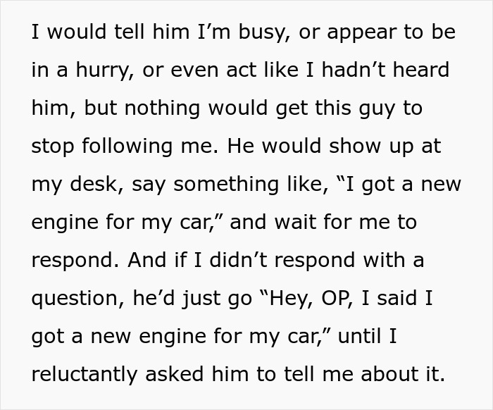 Guy Learns The Hard Way Why People In The Office Ignore One Specific Person