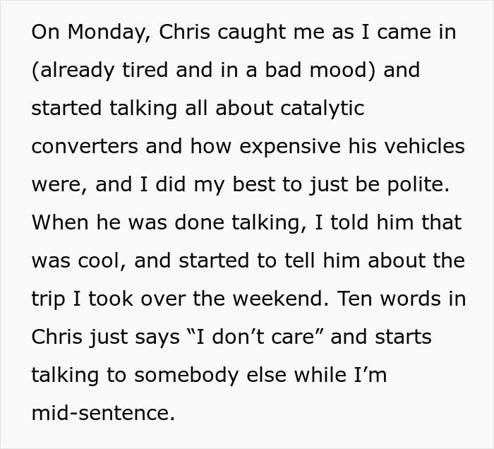 Guy Learns The Hard Way Why People In The Office Ignore One Specific Person