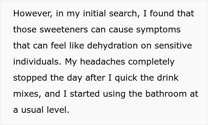 Man Drinks Sugar-Free Punch Daily, Realizes It Makes Him Stop Using The Toilet For Over 12 Hours