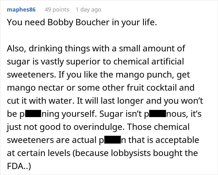 Man Drinks Sugar-Free Punch Daily, Realizes It Makes Him Stop Using The Toilet For Over 12 Hours