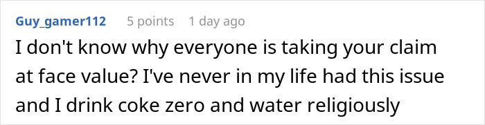 Man Drinks Sugar-Free Punch Daily, Realizes It Makes Him Stop Using The Toilet For Over 12 Hours