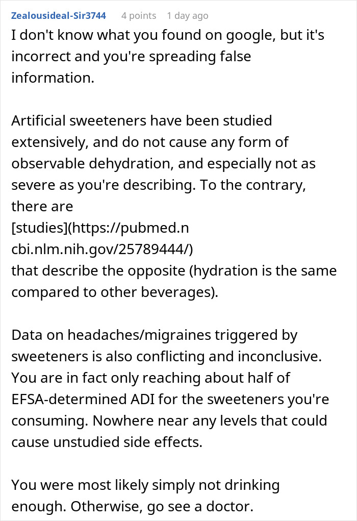 Man Drinks Sugar-Free Punch Daily, Realizes It Makes Him Stop Using The Toilet For Over 12 Hours