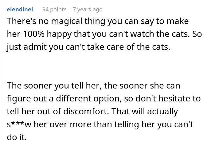 Woman Declines Friend’s Year-Long Cat-Sitting Request, Then Learns She Had Another Option All Along Woman Declines Friend’s Year-Long Cat-Sitting Request, Then Learns She Had Another Option All Along